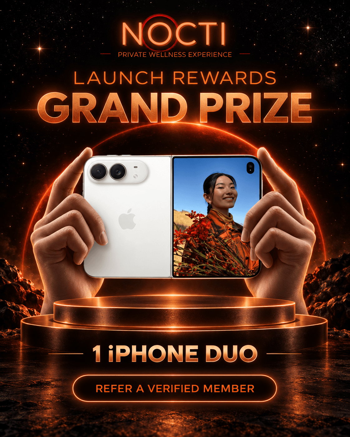 Grand Prize: 1 iPhone Duo