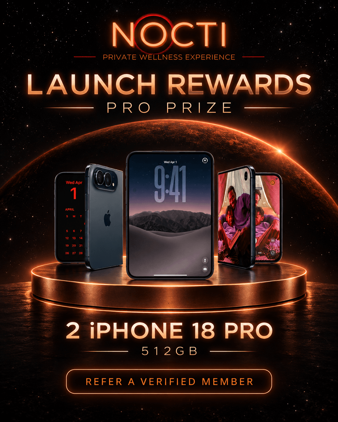 Pro Prize: 2 iPhone 18 Pro 512GB